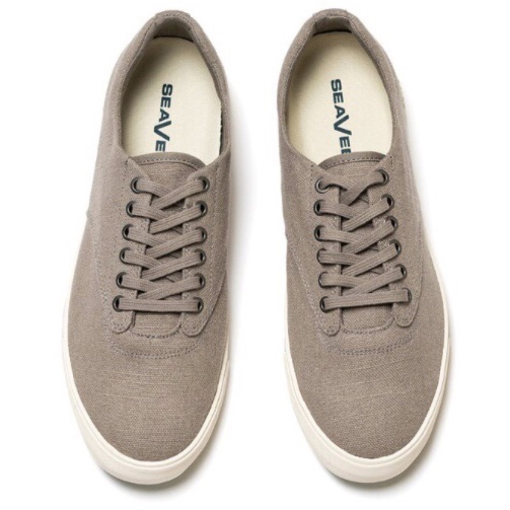 SeaVees Hermosa Plimsoll Standard - Tin Grey Linen - Picture 4 of 5